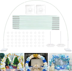 Balloon Arch Stand Kit, 10FT Wide & 7.5FT High Adjustable Balloon Arch Frame, Ideal for Party Decorations, Not Include Balloons