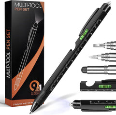 Gifts for Men, Fathers Day Dad Gifts from Daughter Son, 9 in 1 Multitool Pen, Tools Gadgets for Men, Birthday Christmas Stocking Stuffers for Adults Dad Husband Boyfriend Him