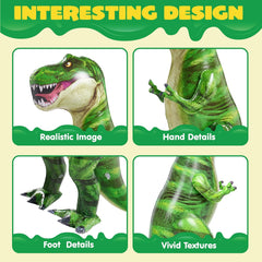 30" T-Rex Inflatable Dinosaur Toy, Party Decorations, Birthday Gifts for Kids & Adults