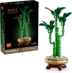 Botanicals Lucky Bamboo Building Set - Artificial Plant for Indoor Home Décor, Adults Ages 18+ - Fake Plant Decoration for Table, Desk, Office - Gift for Graduation - 10344