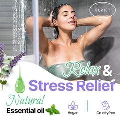 Shower Steamers Aromatherapy 8 Pack Gifts for Women Father Day Gift Dad Men, Birthday Gifts for Her Stress Relief Home Spa, Lavender Natural Essential Oil Self Care Relaxation Shower Bombs Teen