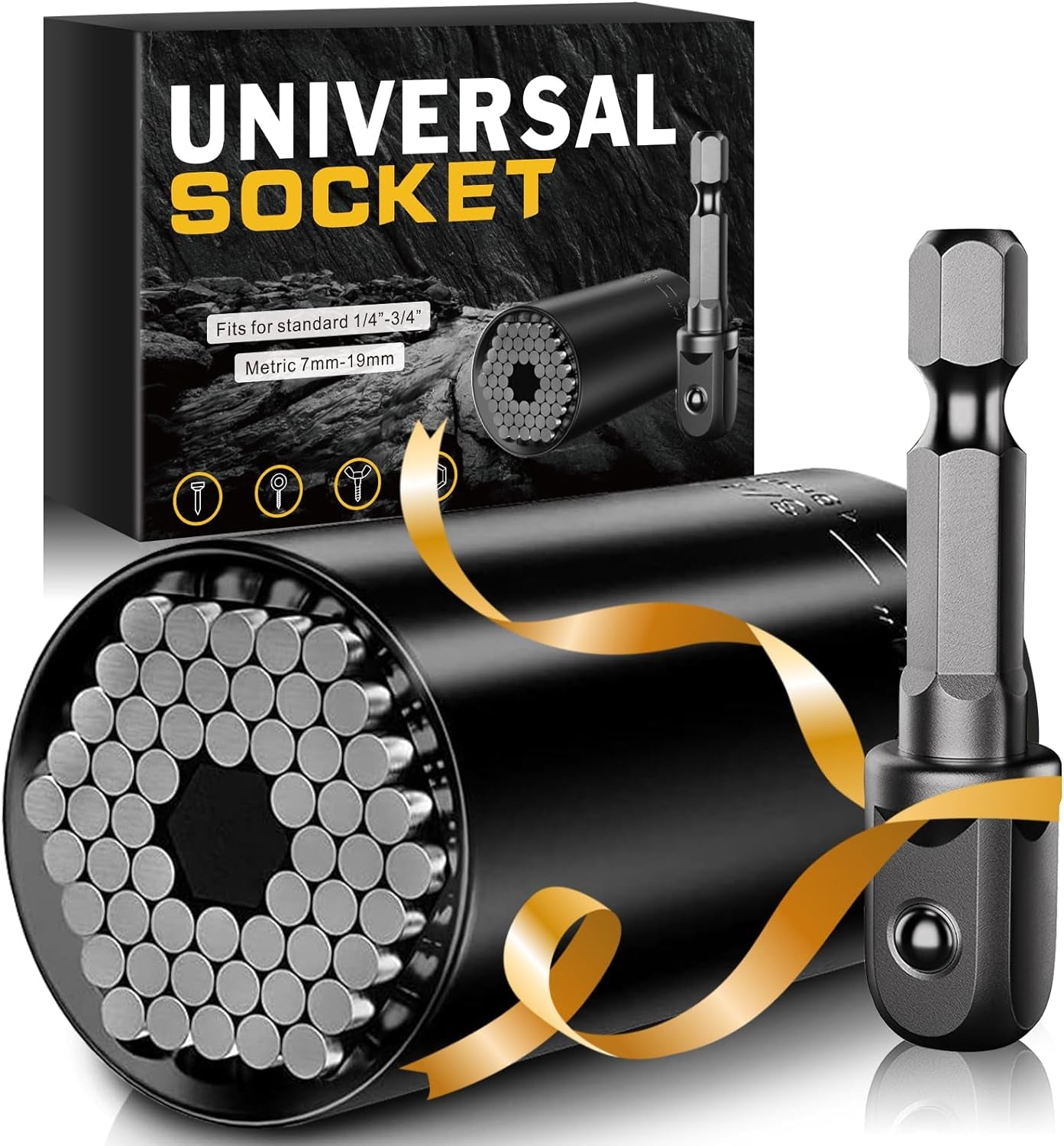 Fathers Day Dad Gifts from Daughter Son Wife,Super Universal Socket Tools Gifts for Dad Father Husband Grandpa Step Dad Papa, Dad Gifts for Men Dad Him, Cool Stuff Gadgets Present Ideas Gifts for Dad