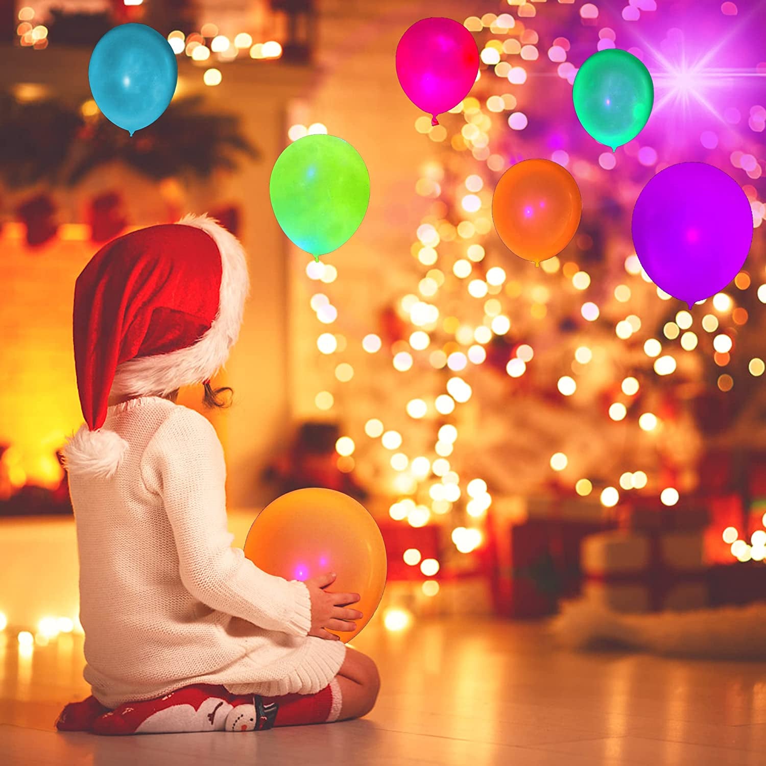 100 Pcs UV Neon Balloons ,Neon Glow Party Balloons UV Black Light Balloons Glow in the Dark for Birthday Decorations Wedding Glow Party Supplies Blacklight Reactive Fluorescent Balloons