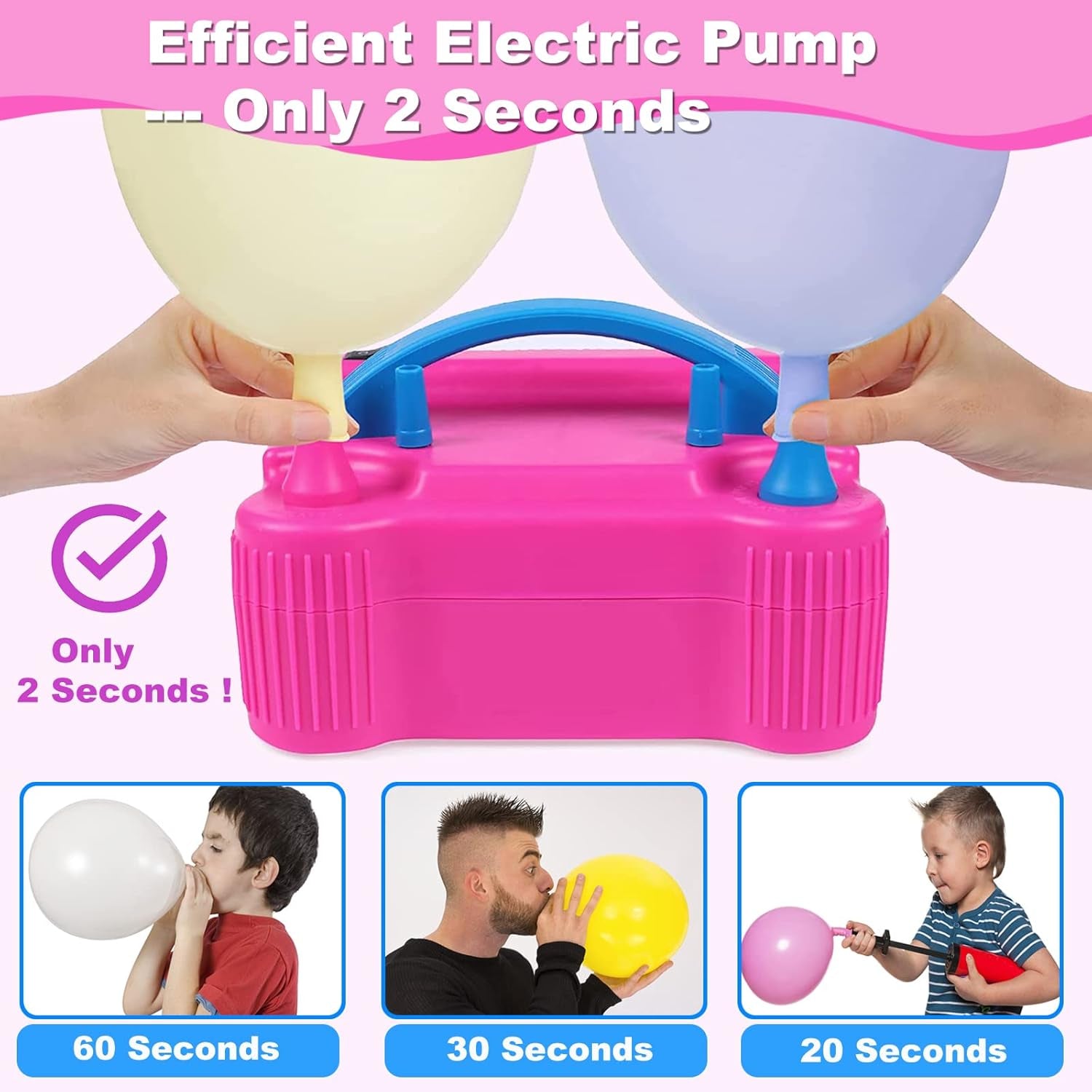 Balloon Arch Kit and Balloon Pump Electric, 10Ft Wide Adjustable Balloon Arch Stand with 100Balloons 